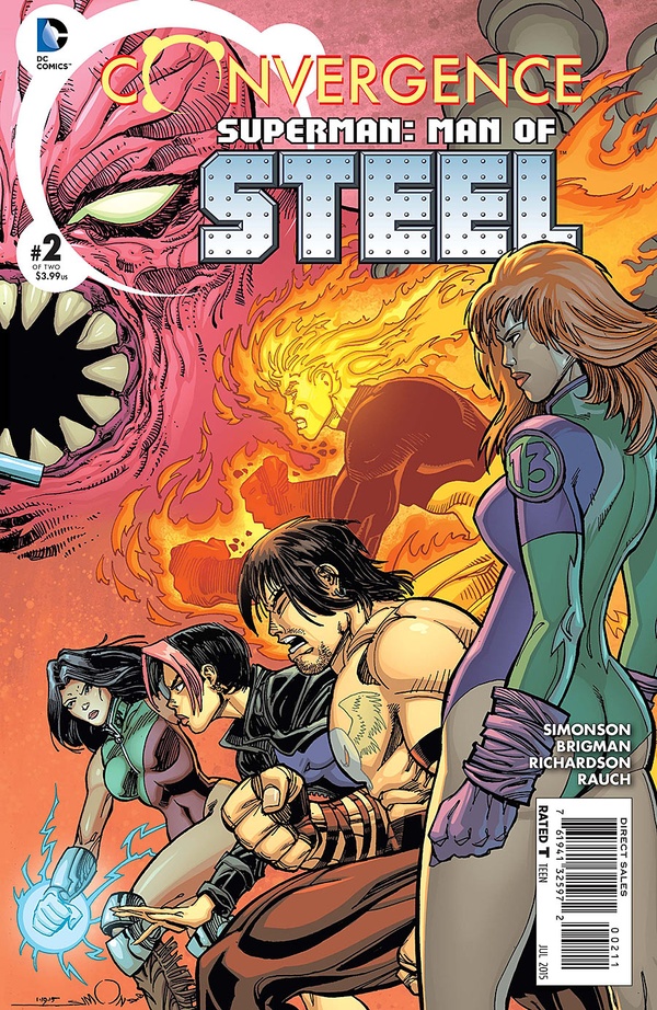 Convergence Superman: Man of Steel #2 cover