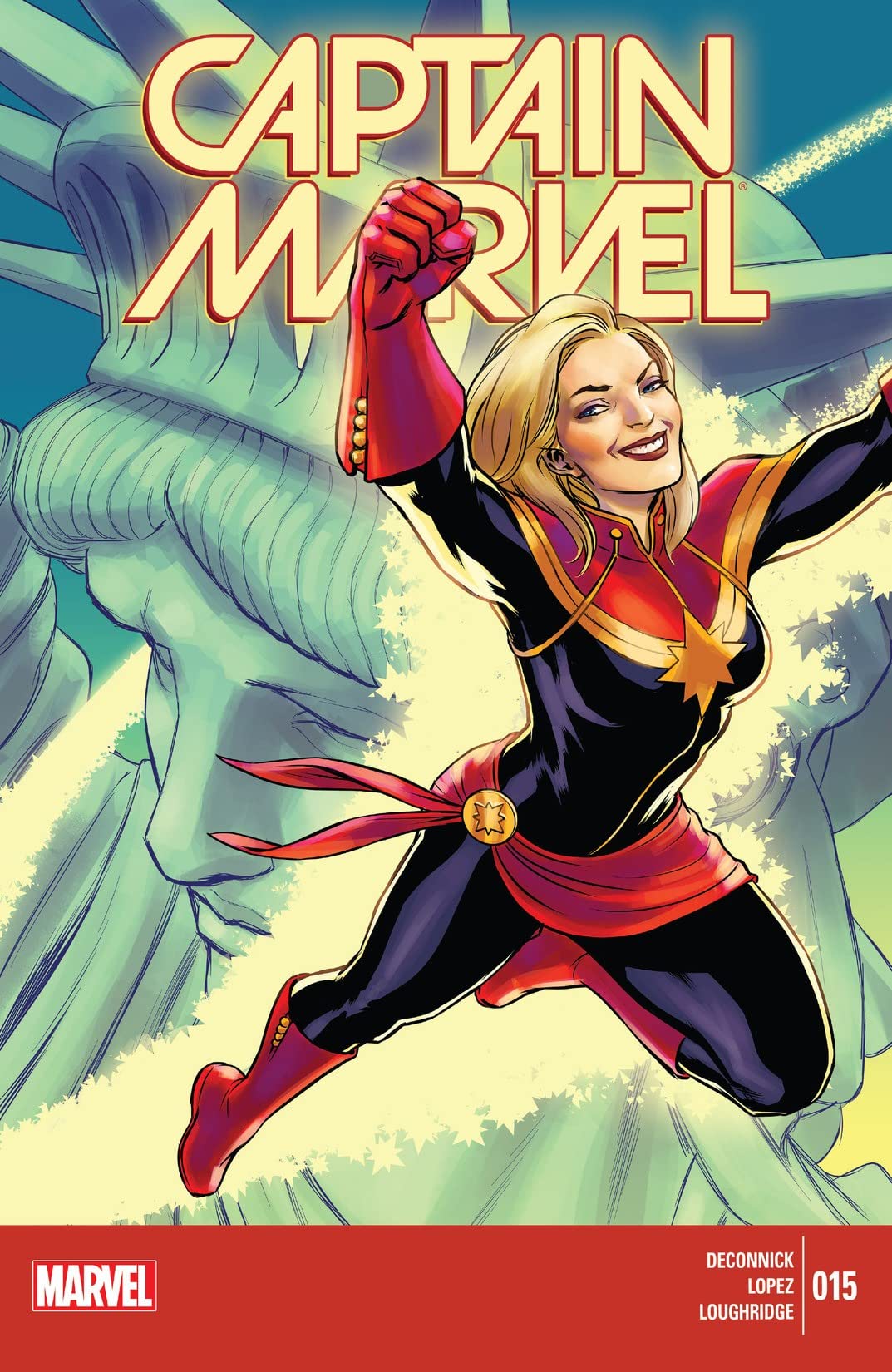 Captain Marvel #15 cover