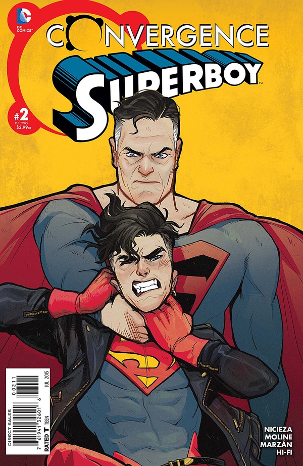 Convergence Superboy #2 cover
