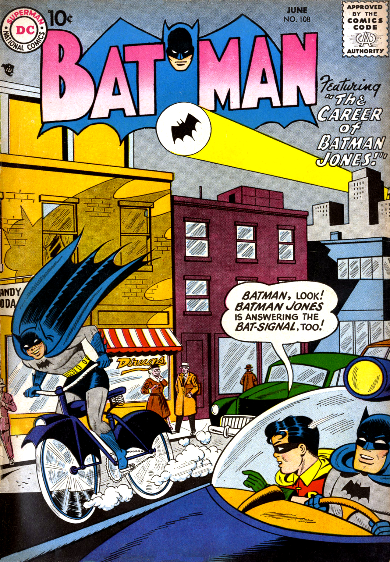 Batman #108 cover