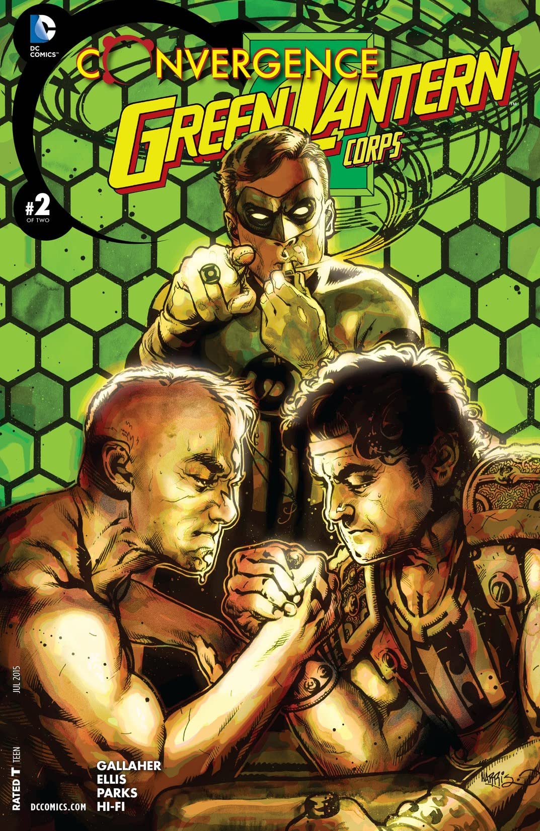 Convergence Green Lantern Corps #2 cover