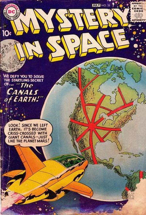Mystery in Space #38 cover