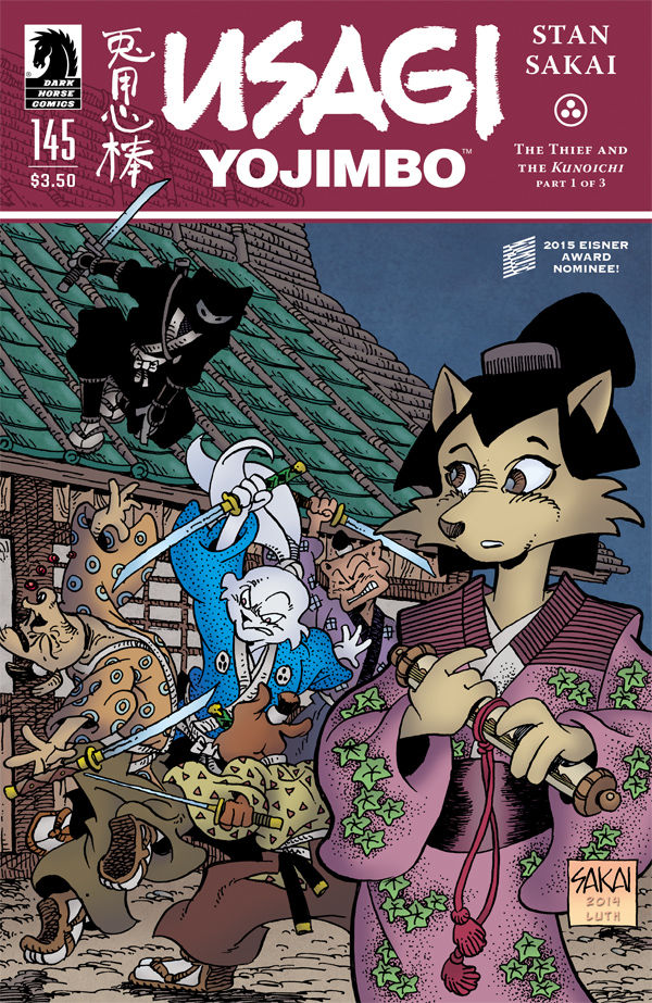 Usagi Yojimbo #145 cover
