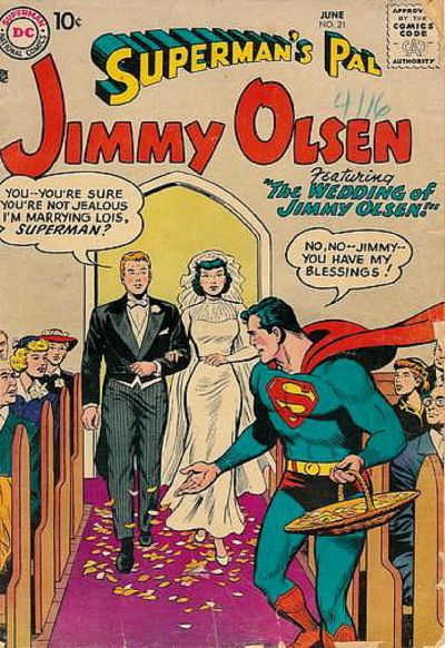 Superman's Pal, Jimmy Olsen #21 cover