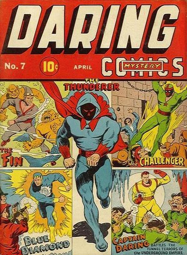 Daring Mystery Comics #7 cover