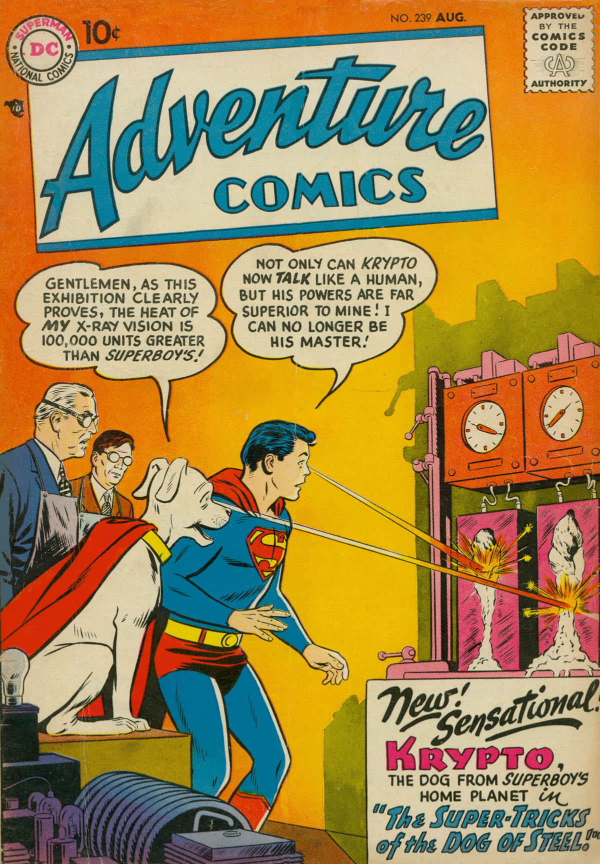 Adventure Comics #239 cover