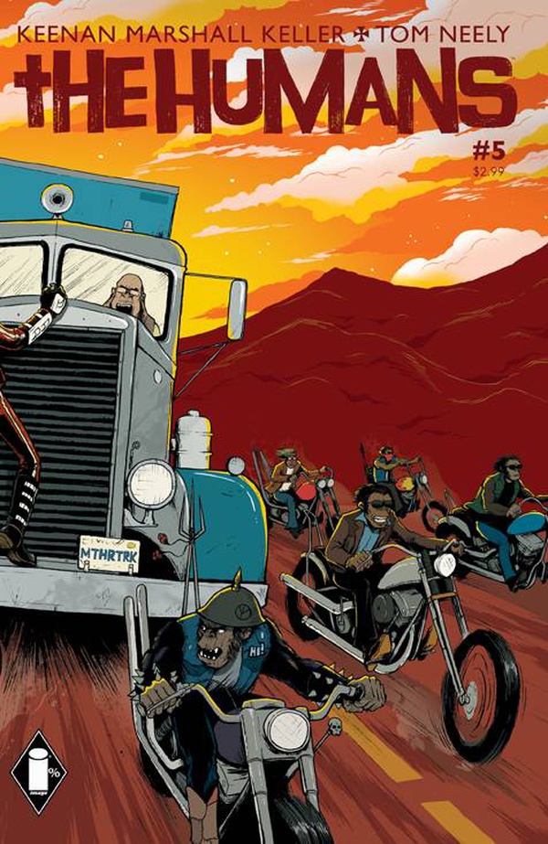 The Humans #5 cover