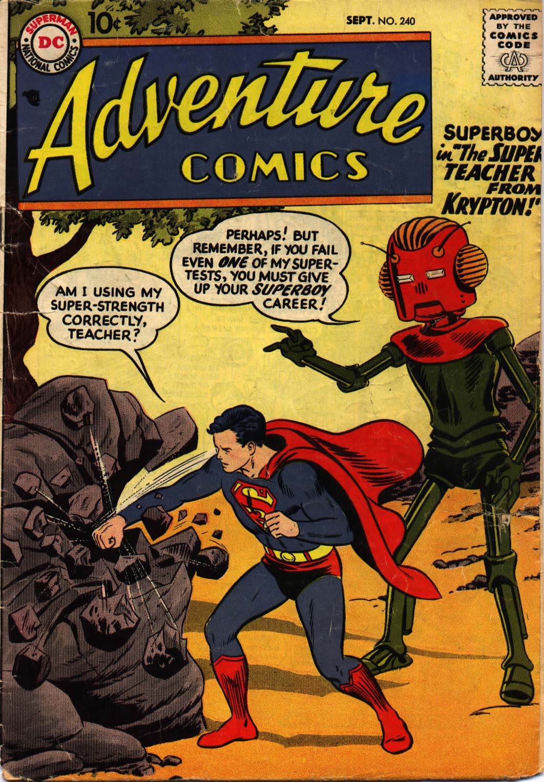 Adventure Comics #240 cover