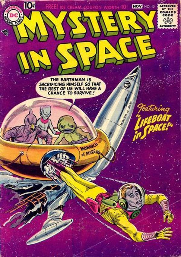 Mystery in Space #40 cover