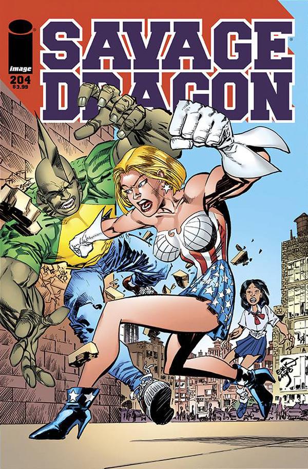 Savage Dragon #204 cover
