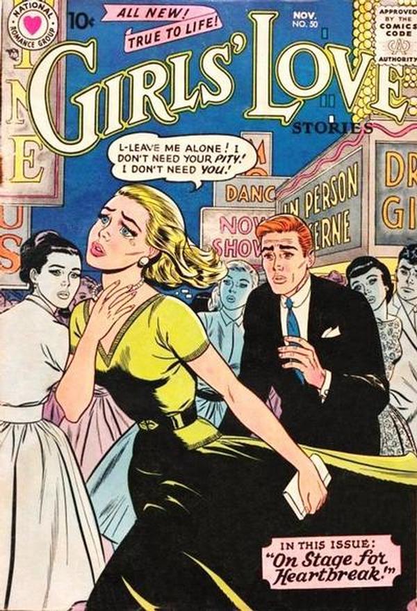 Girls' Love Stories #50 cover