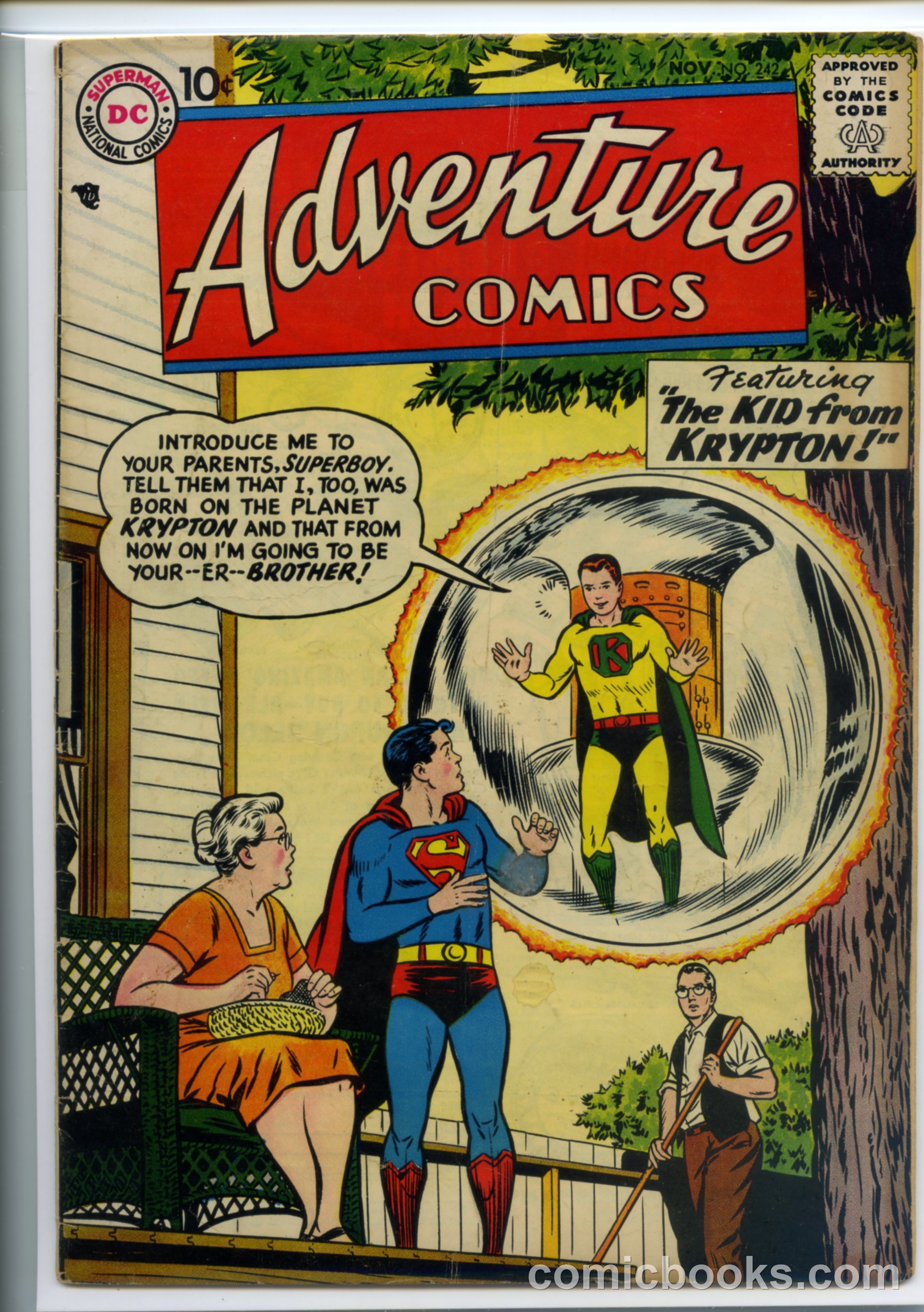 Adventure Comics #242 cover