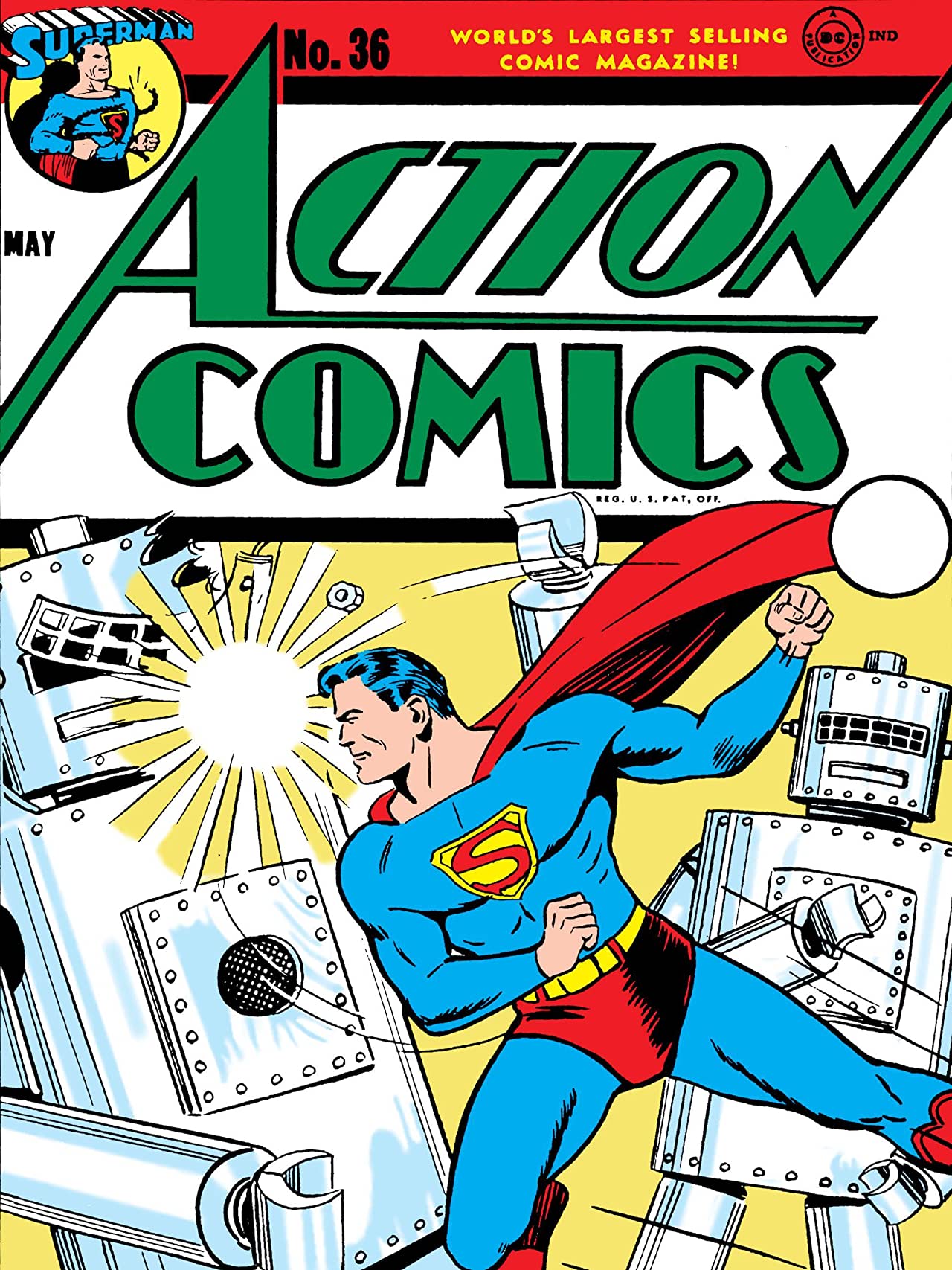 Action Comics #36 cover