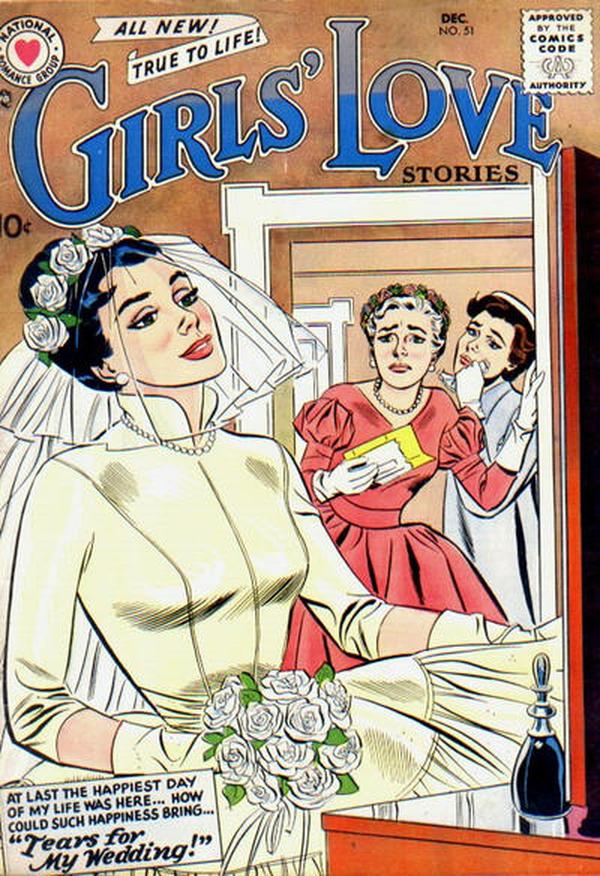 Girls' Love Stories #51 cover