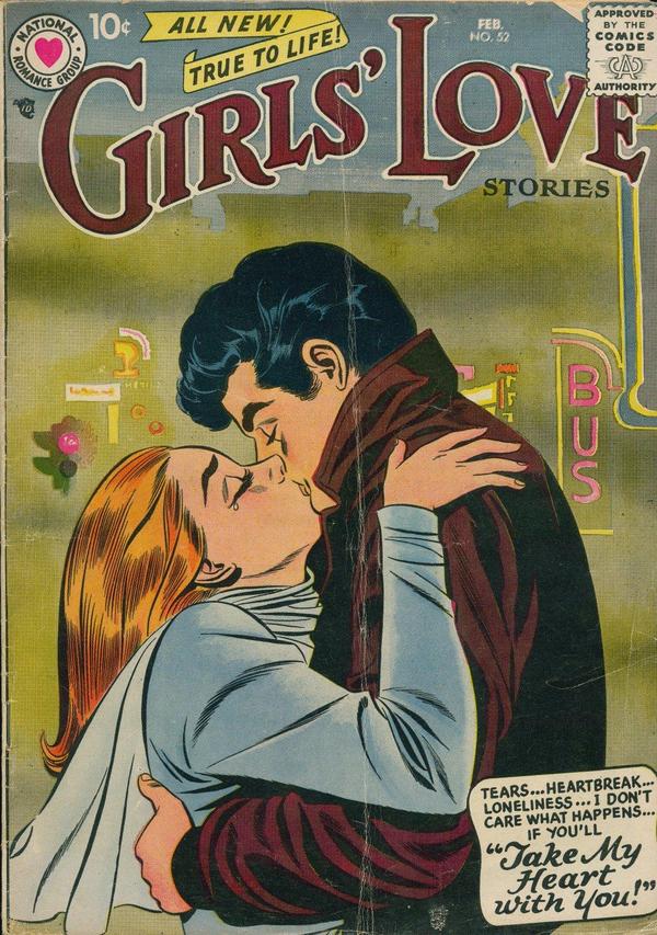 Girls' Love Stories #52 cover