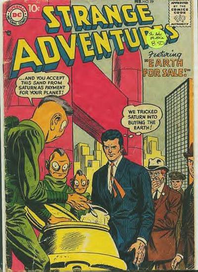 Strange Adventures #89 cover