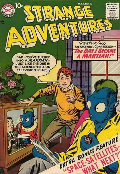 Strange Adventures #90 cover