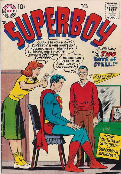 Superboy #63 cover
