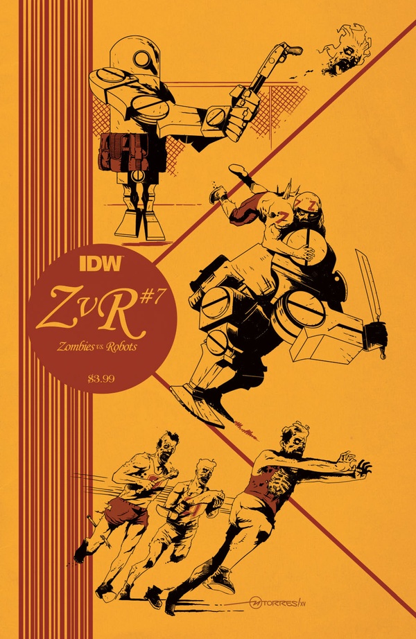 Zombies vs. Robots #7 cover