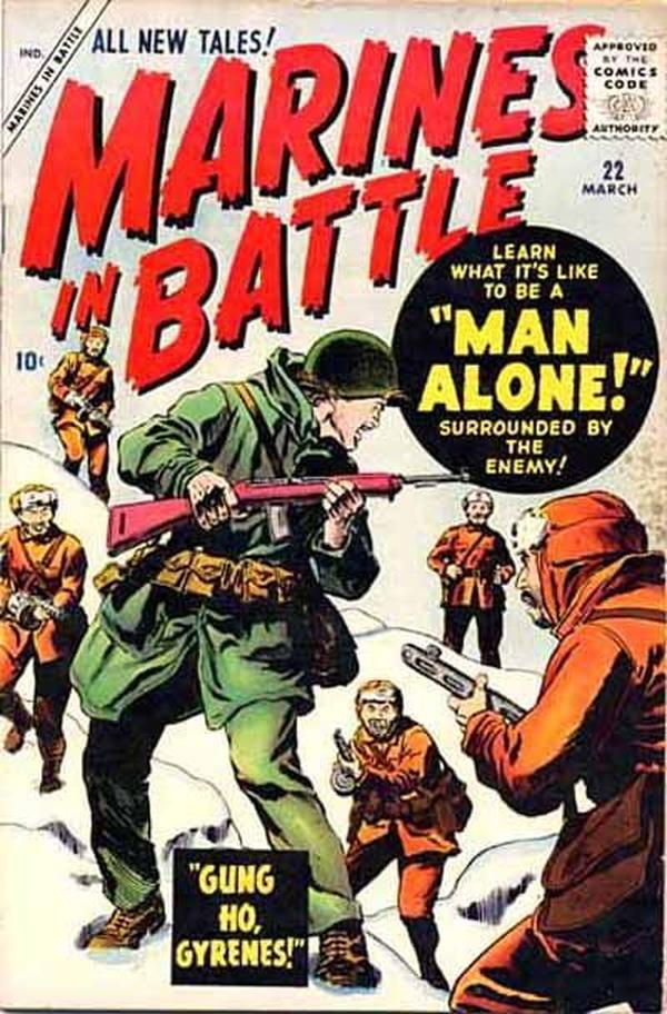 Marines in Battle #22 cover