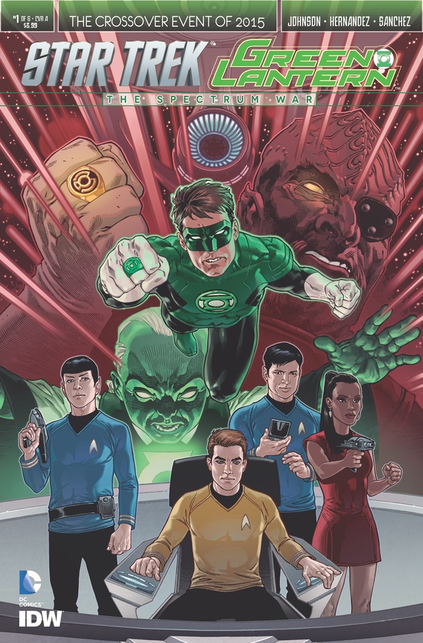 Star Trek / Green Lantern #1 cover