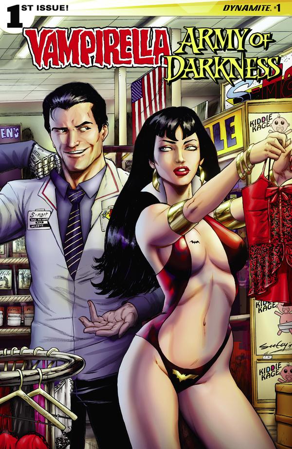 Vampirella / Army of Darkness #1 cover