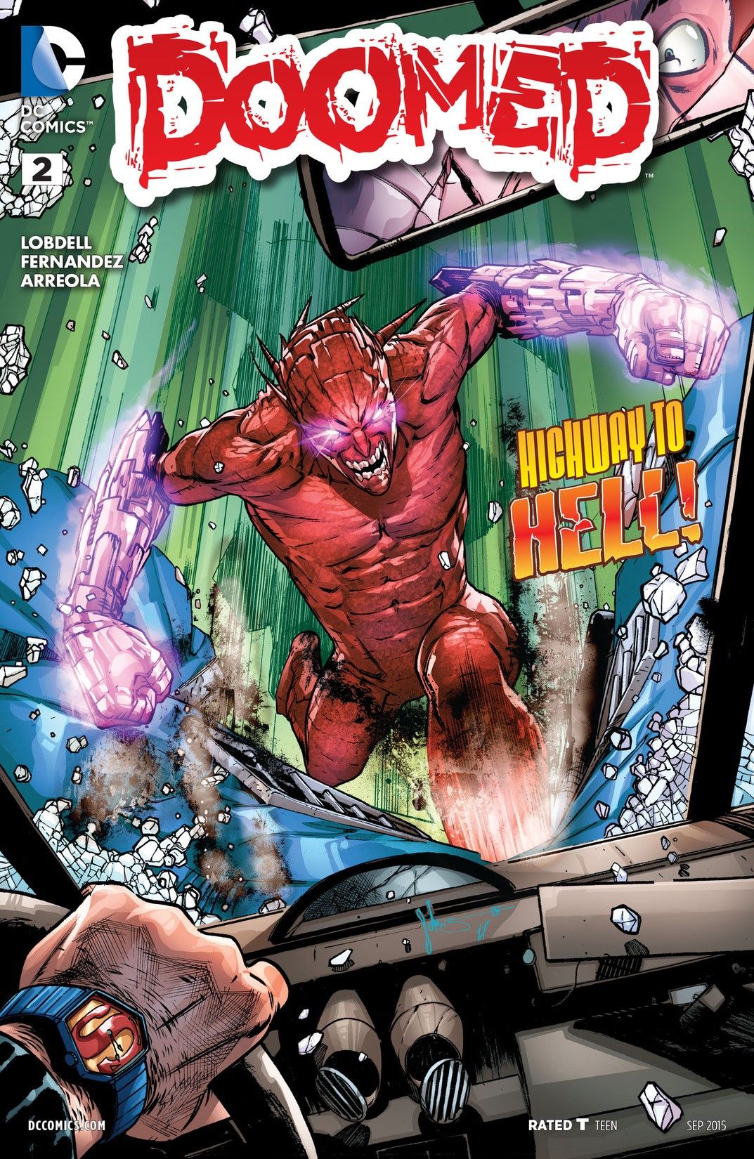 Doomed #2 cover