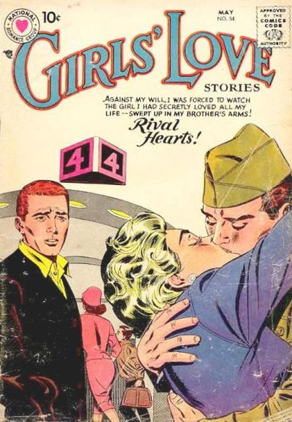 Girls' Love Stories #54 cover