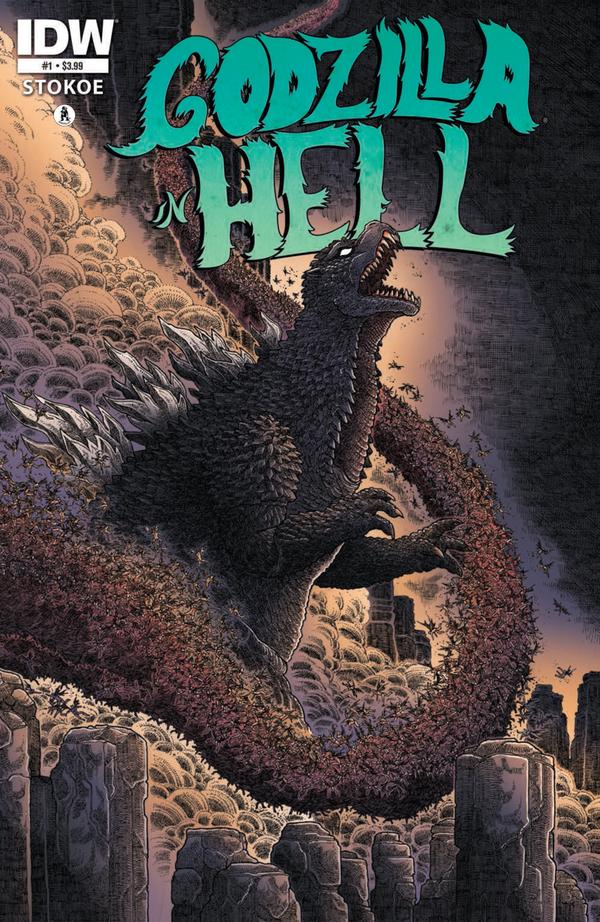 Godzilla in Hell #1 cover