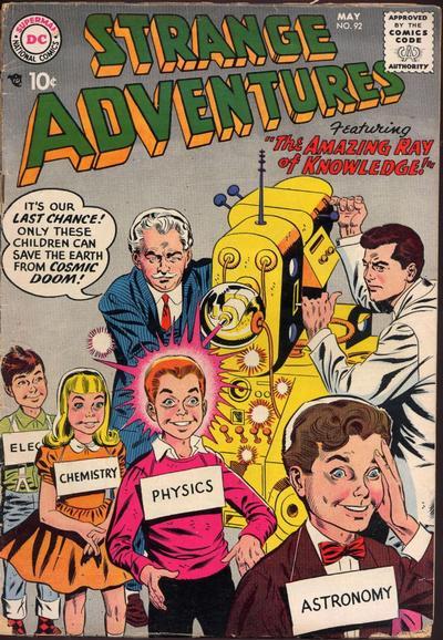 Strange Adventures #92 cover