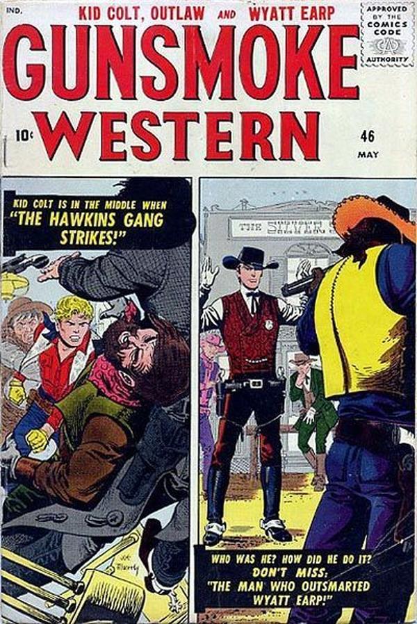 Gunsmoke Western #46 cover