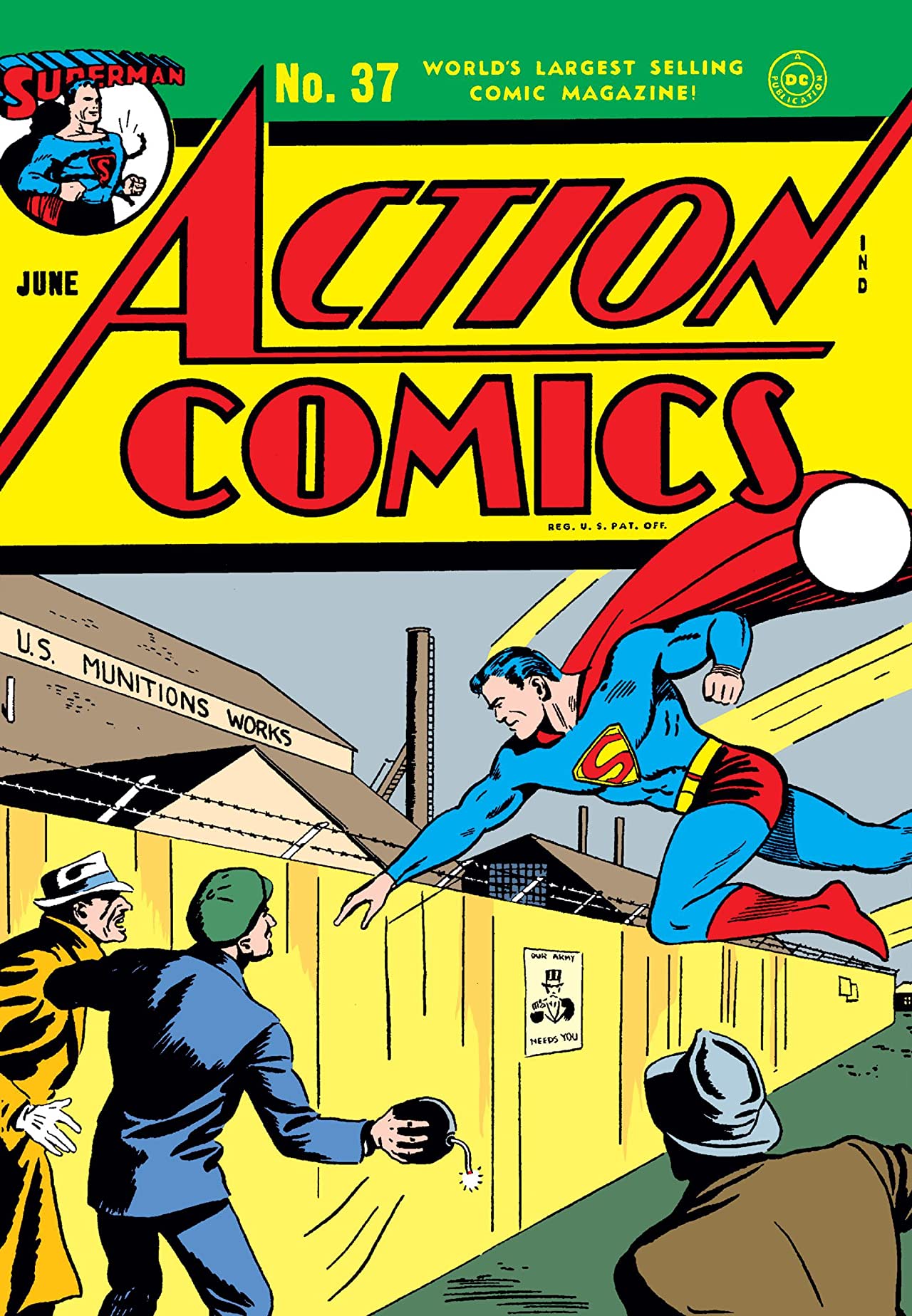 Action Comics #37 cover