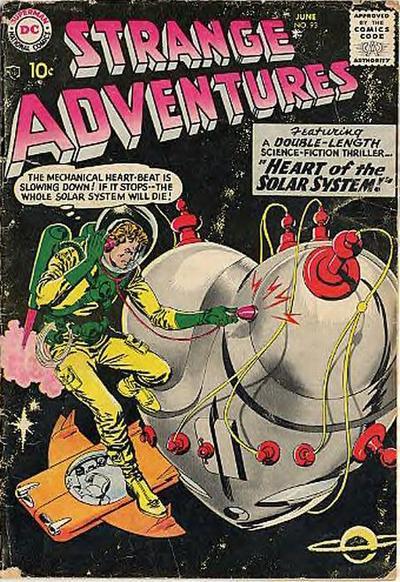 Strange Adventures #93 cover