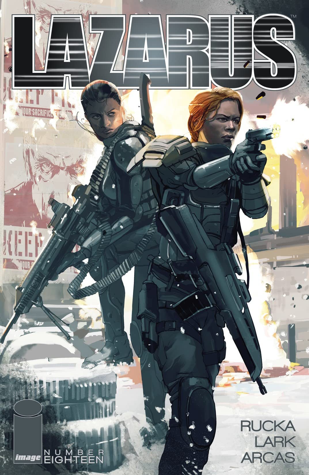 Lazarus #18 cover
