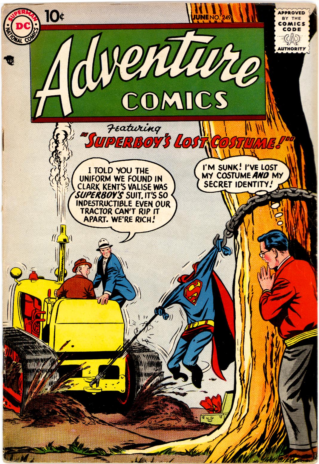 Adventure Comics #249 cover