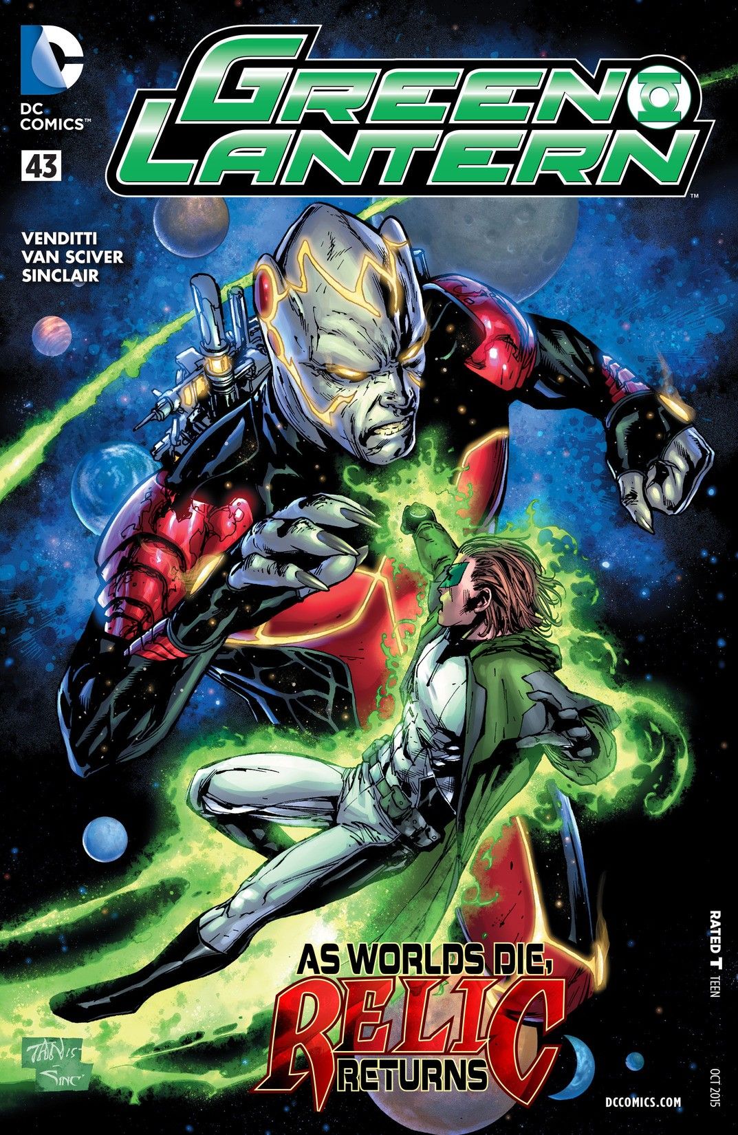 Green Lantern #43 cover