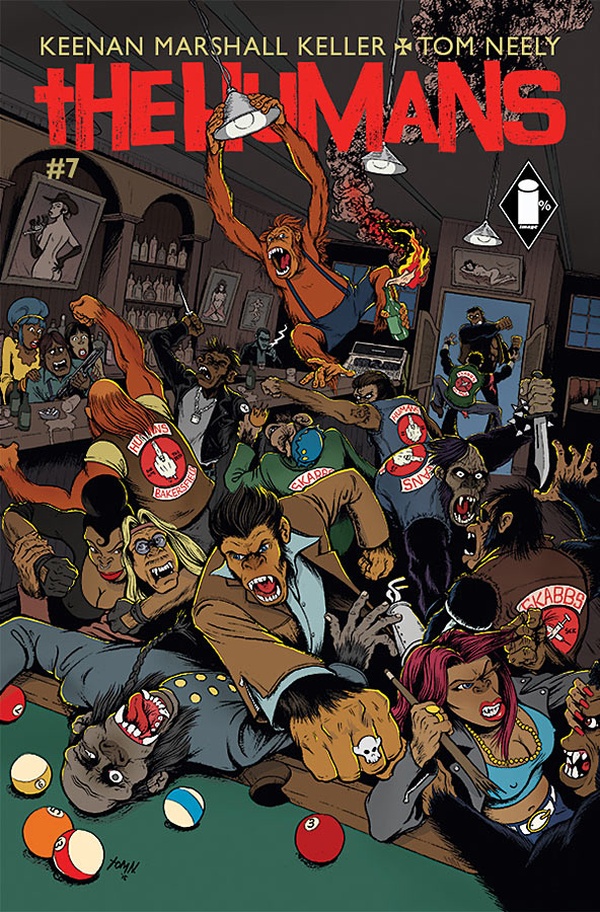 The Humans #7 cover