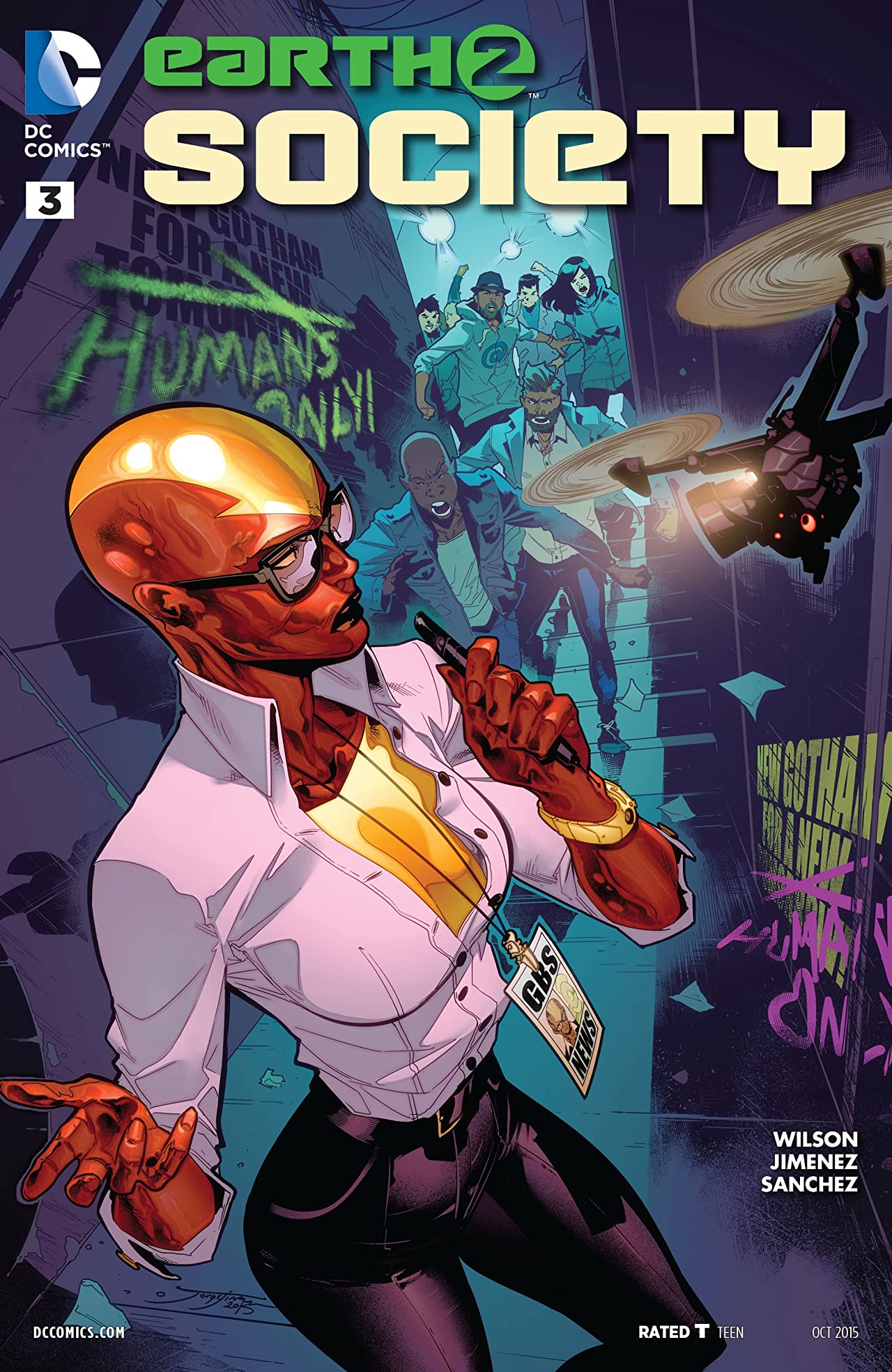 Earth 2: Society #3 cover