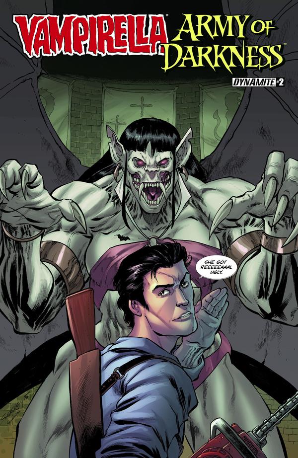 Vampirella / Army of Darkness #2 cover