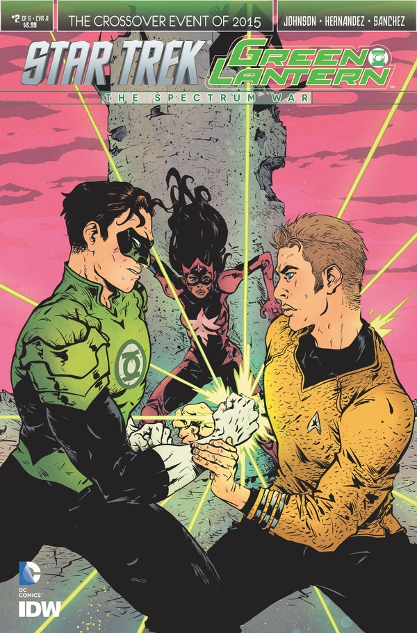 Star Trek / Green Lantern #2 cover