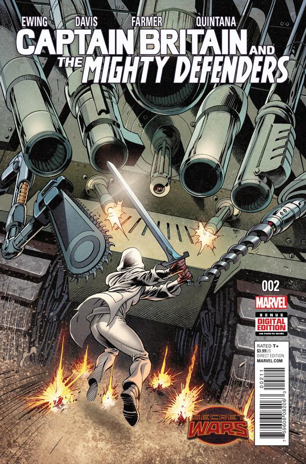 Captain Britain and the Mighty Defenders #2 cover