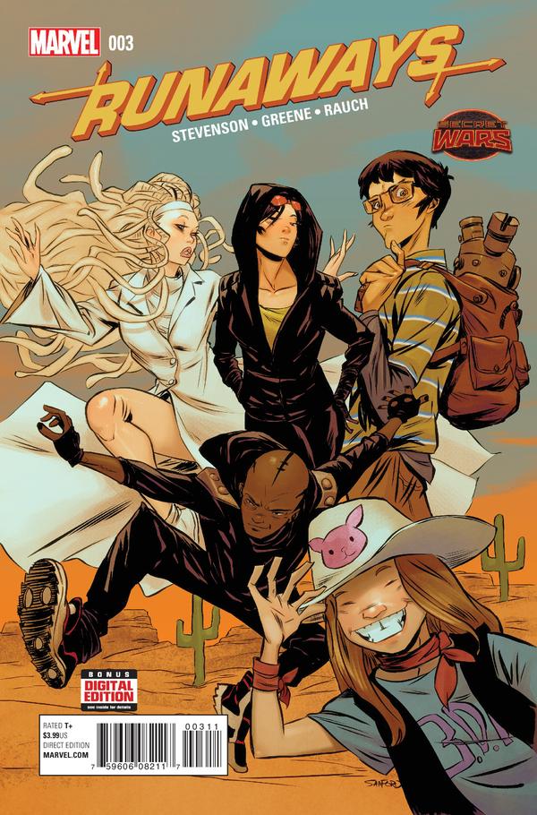 Runaways #3 cover