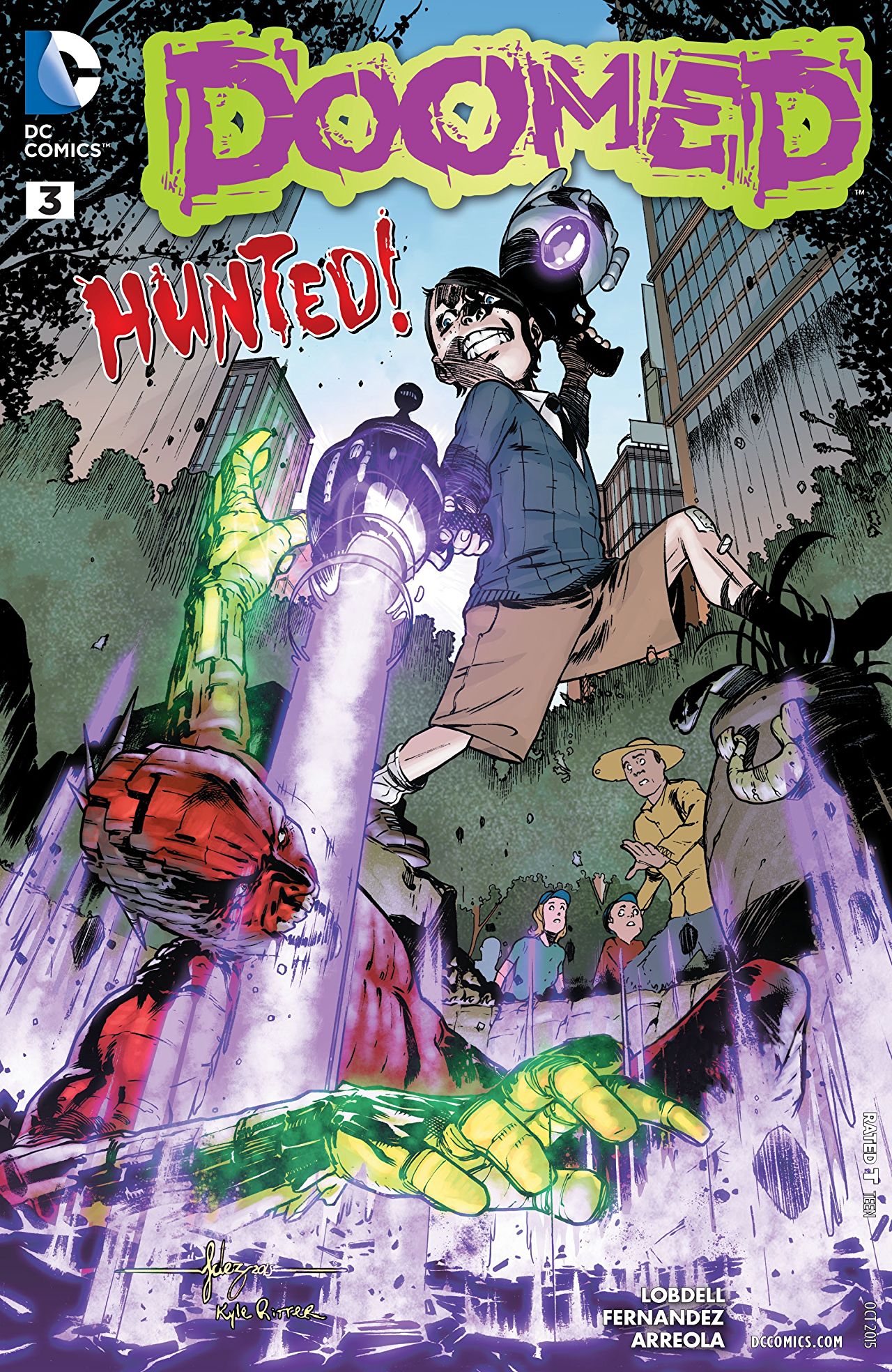 Doomed #3 cover
