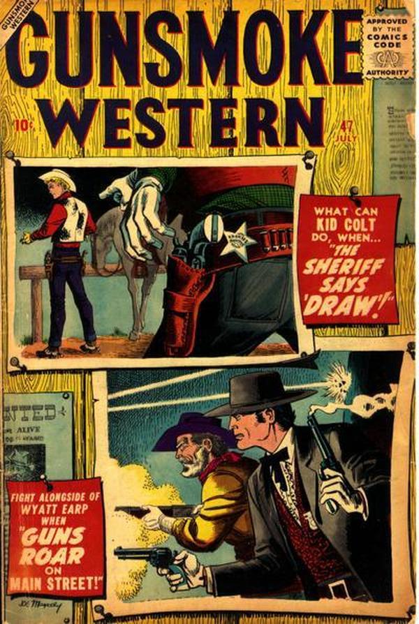 Gunsmoke Western #47 cover