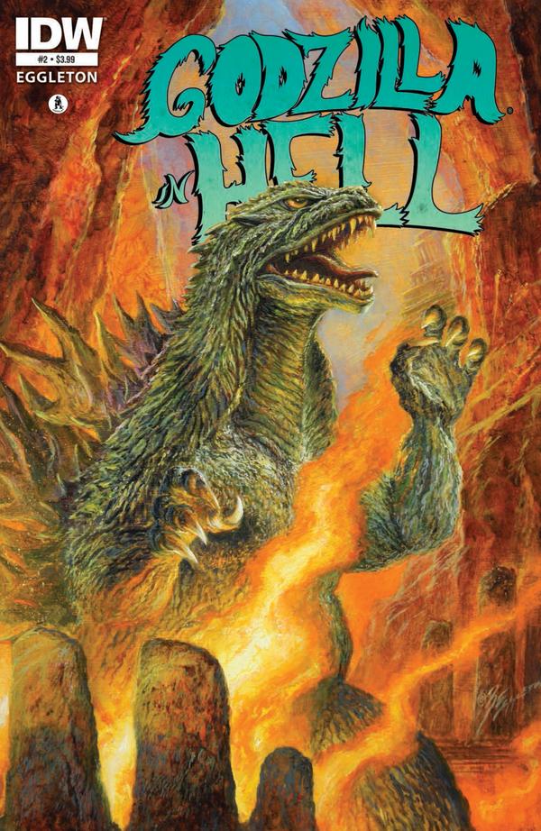 Godzilla in Hell #2 cover