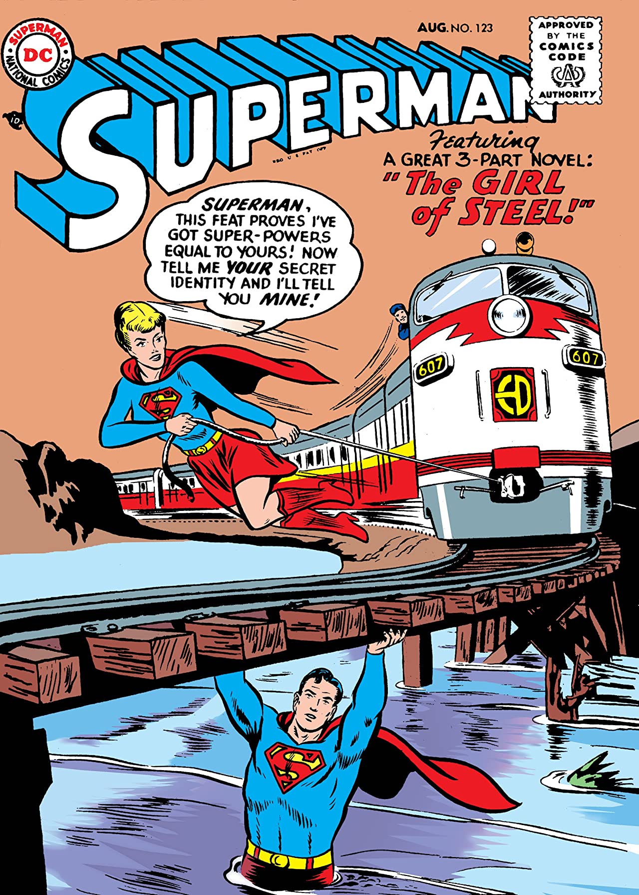 Superman #123 cover