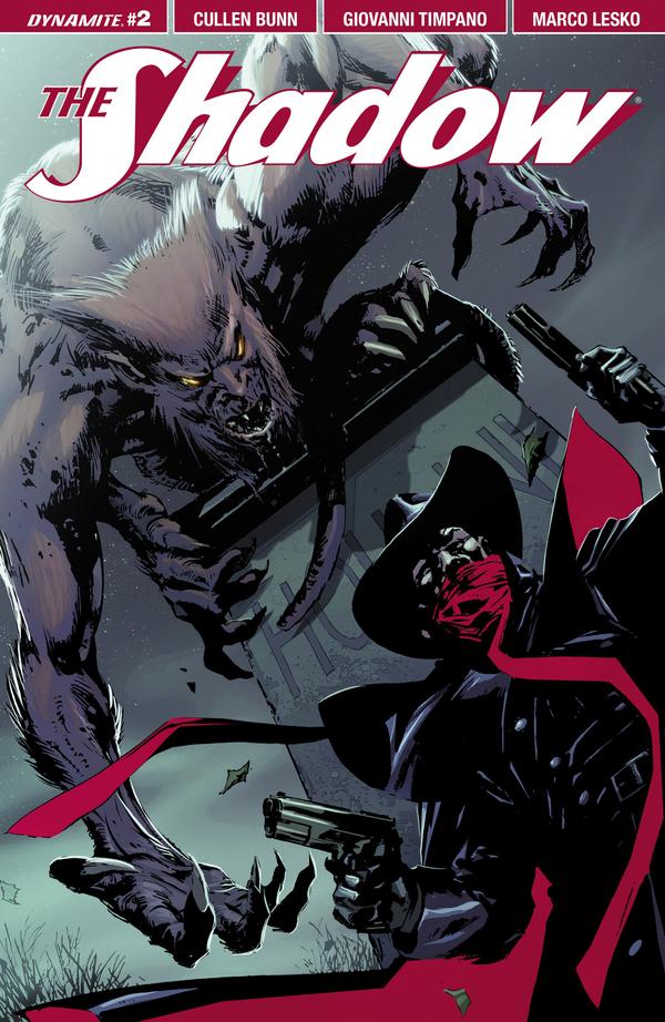 The Shadow #2 cover