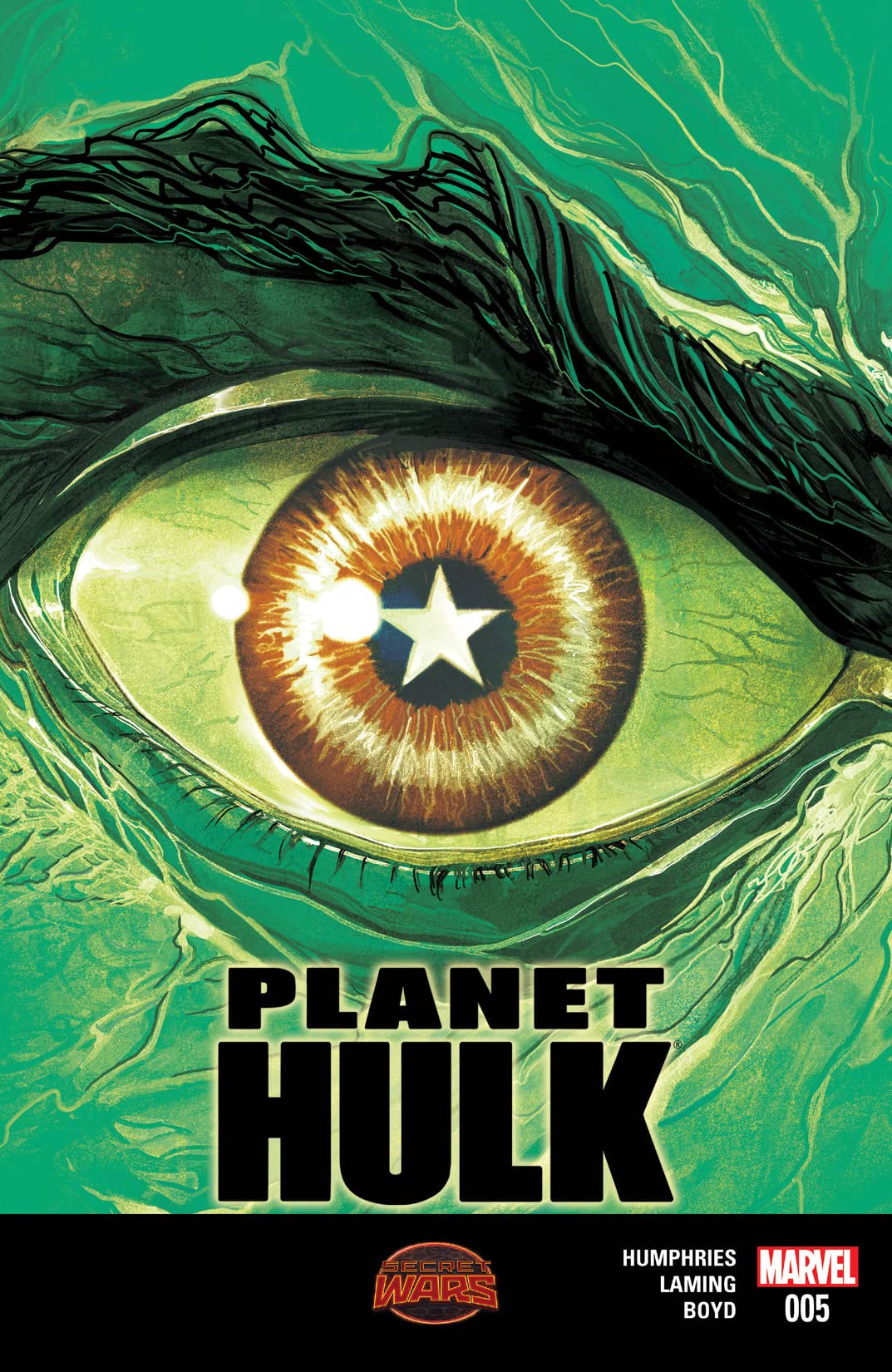 Planet Hulk #5 cover