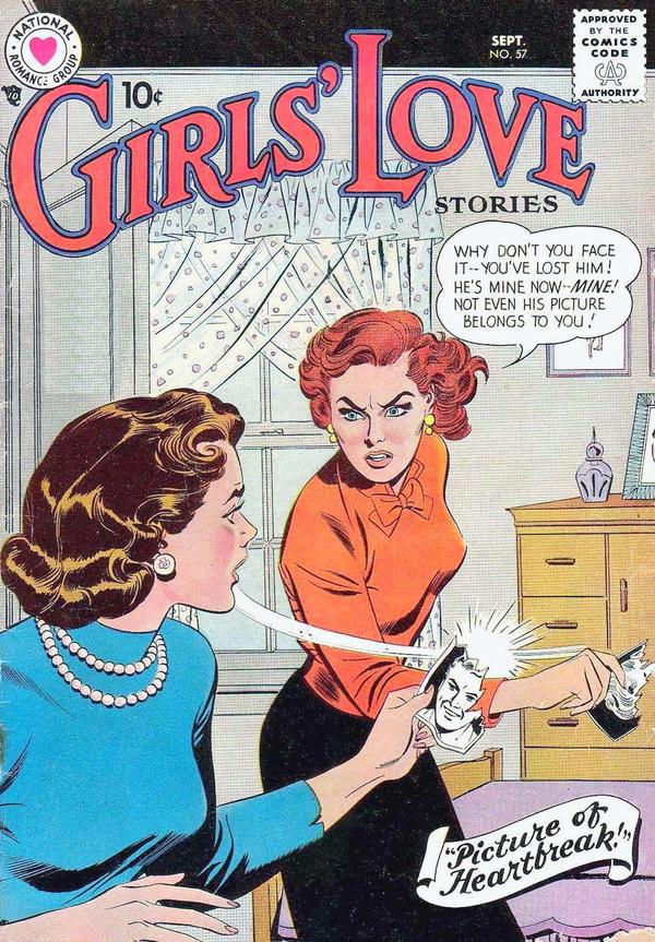 Girls' Love Stories #57 cover