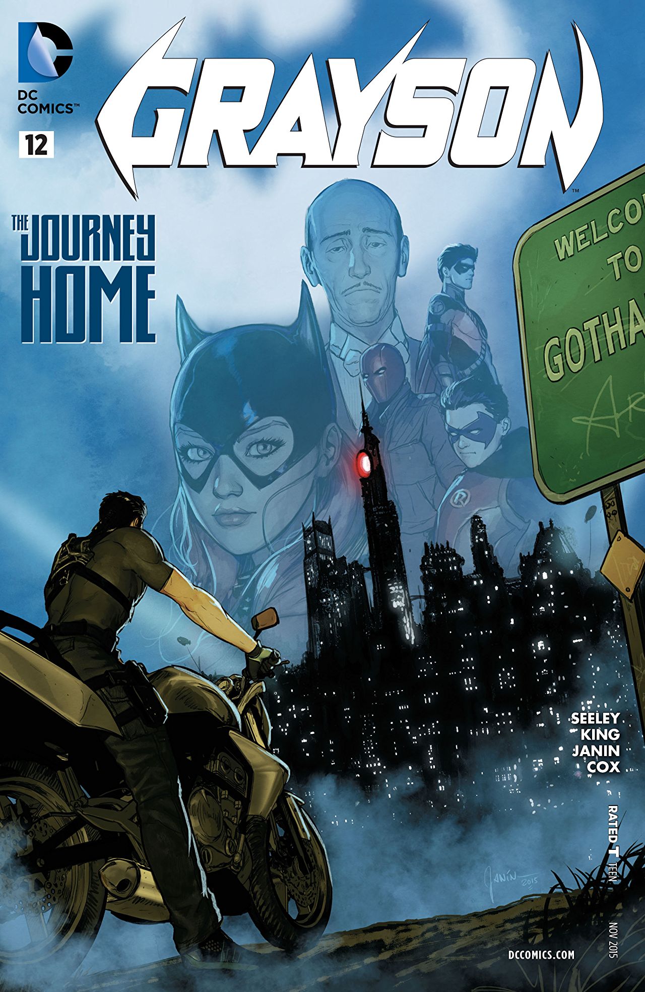 Grayson #12 cover